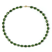 Collana in argento con Quarzo Verde