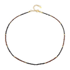 Collana in argento con Diamante Nero