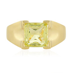 Anello in argento con Quarzo Limone
