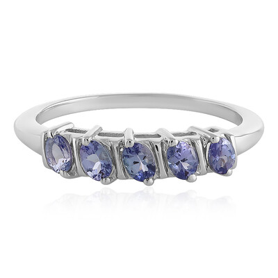 Anello in argento con Tanzanite