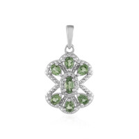 Ciondolo in argento con Apatite Verde
