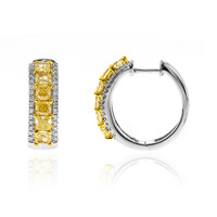 Orecchini in oro con Diamante Giallo SI (CIRARI)