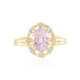 Anello in argento con Kunzite