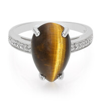 Anello in argento con Occhio di Tigre