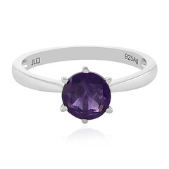 Anello in argento con Ametista Zambiana