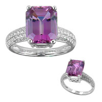 Anello in oro con Diasporo Rosa (AMAYANI)