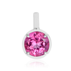 Ciondolo in argento con Topazio Rosa