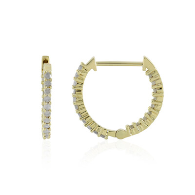 Orecchini in oro con Diamante I4 (J)