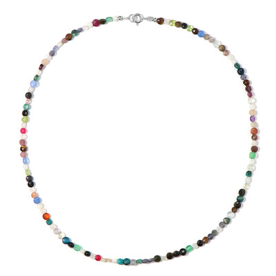 Collana in argento con Ossidiana Dorata
