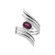 Anello in argento con Granato Magenta (de Melo)