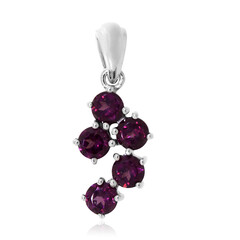 Ciondolo in argento con Rodolite