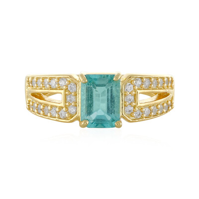 Anello in argento con Apatite Blu