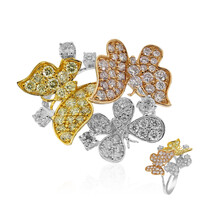 Anello in oro con Diamante Giallo SI2 (CIRARI)