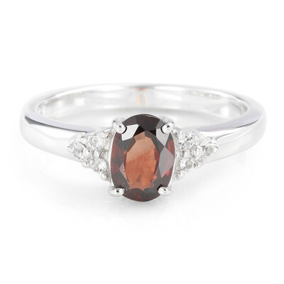 Anello in argento con Zircone Cioccolato