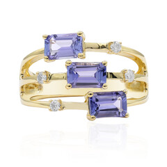 Anello in oro con Tanzanite AAA (CIRARI)