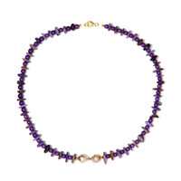Collana in argento con Ematite Dorata
