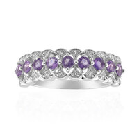 Anello in argento con Ametista