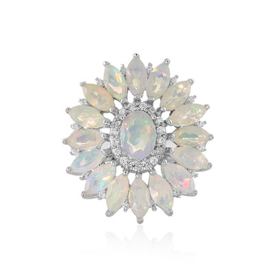 Anello in argento con Opale di Welo
