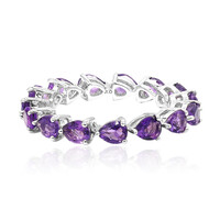 Anello in argento con Ametista