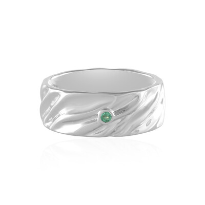 Anello in argento con Smeraldo Colombiano (de Melo)