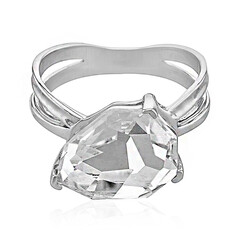 Anello in argento con Quarzo Bianco (TPC)