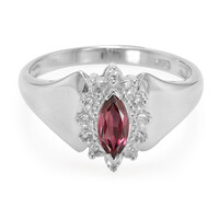 Anello in argento con Rodolite
