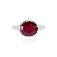 Anello in argento con Rubino del Madagascar