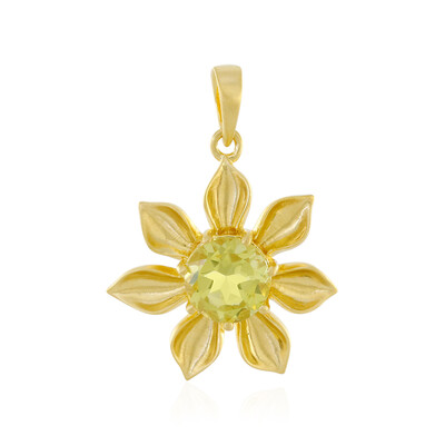 Ciondolo in argento con Quarzo Limone (SAELOCANA)