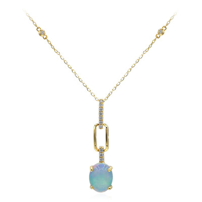 Collana in oro con Opale di Welo AAA (CIRARI)