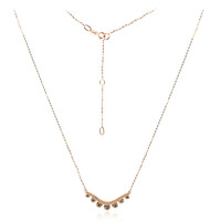 Collana in oro con Diamante Rose de France SI1 di Argyle