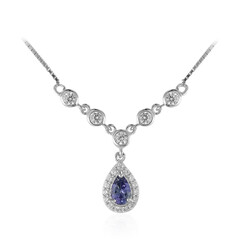 Collana in argento con Tanzanite