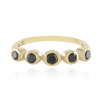Anello in oro con Diamante Nero
