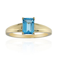 Anello in oro con Topazio Marambaia