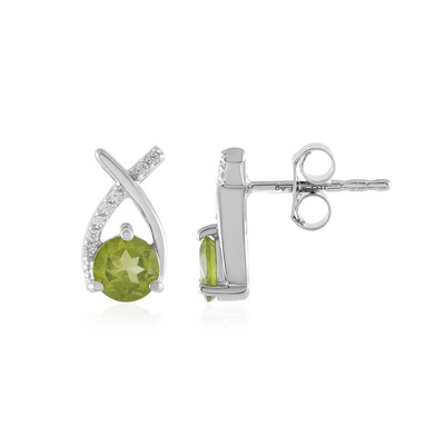 Orecchini in argento con Peridoto