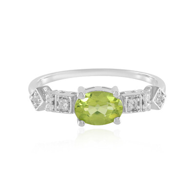 Anello in argento con Peridoto