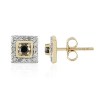 Orecchini in oro con Diamante Nero