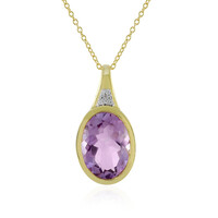 Collana in argento con Ametista Rose de France