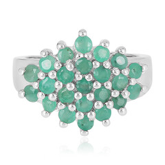 Anello in argento con Smeraldo Socoto