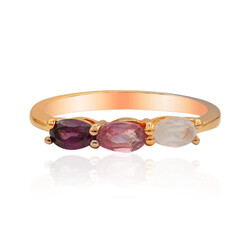 Anello in argento con Rodolite
