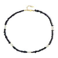 Collana in argento con Zaffiro Blu della Birmania