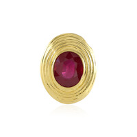Ciondolo in argento con Rubino Bemainty (SAELOCANA)