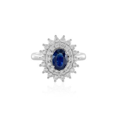Anello in argento con Cianite