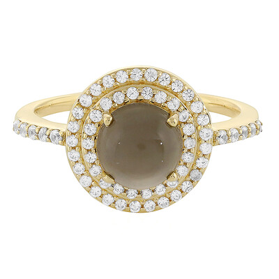 Anello in oro con Pietra di Luna Kangeyam