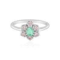 Anello in argento con Smeraldo Russo