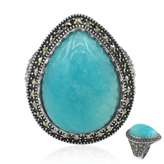 Anello in argento con Amazzonite (Annette classic)