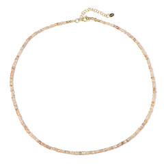 Collana in argento con Zircone Fancy