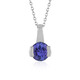 Collana in oro con Tanzanite AAA