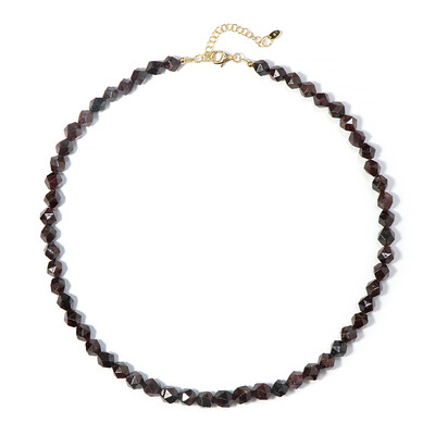 Collana in argento con Rodolite Rajasthan