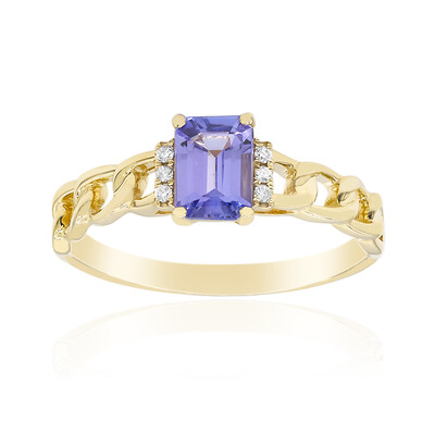 Anello in oro con Tanzanite AAA (CIRARI)