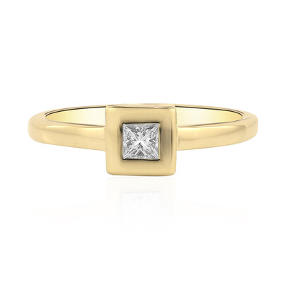 Anello in oro con Diamante IF (D) (Annette)